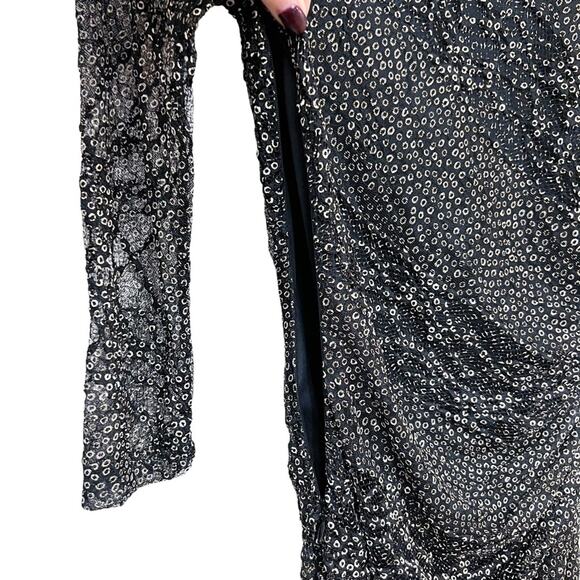 Reiss Black‎ Lace Overlay Bodycon Ruched Mini Dress Size 2 - Picture 15 of 15